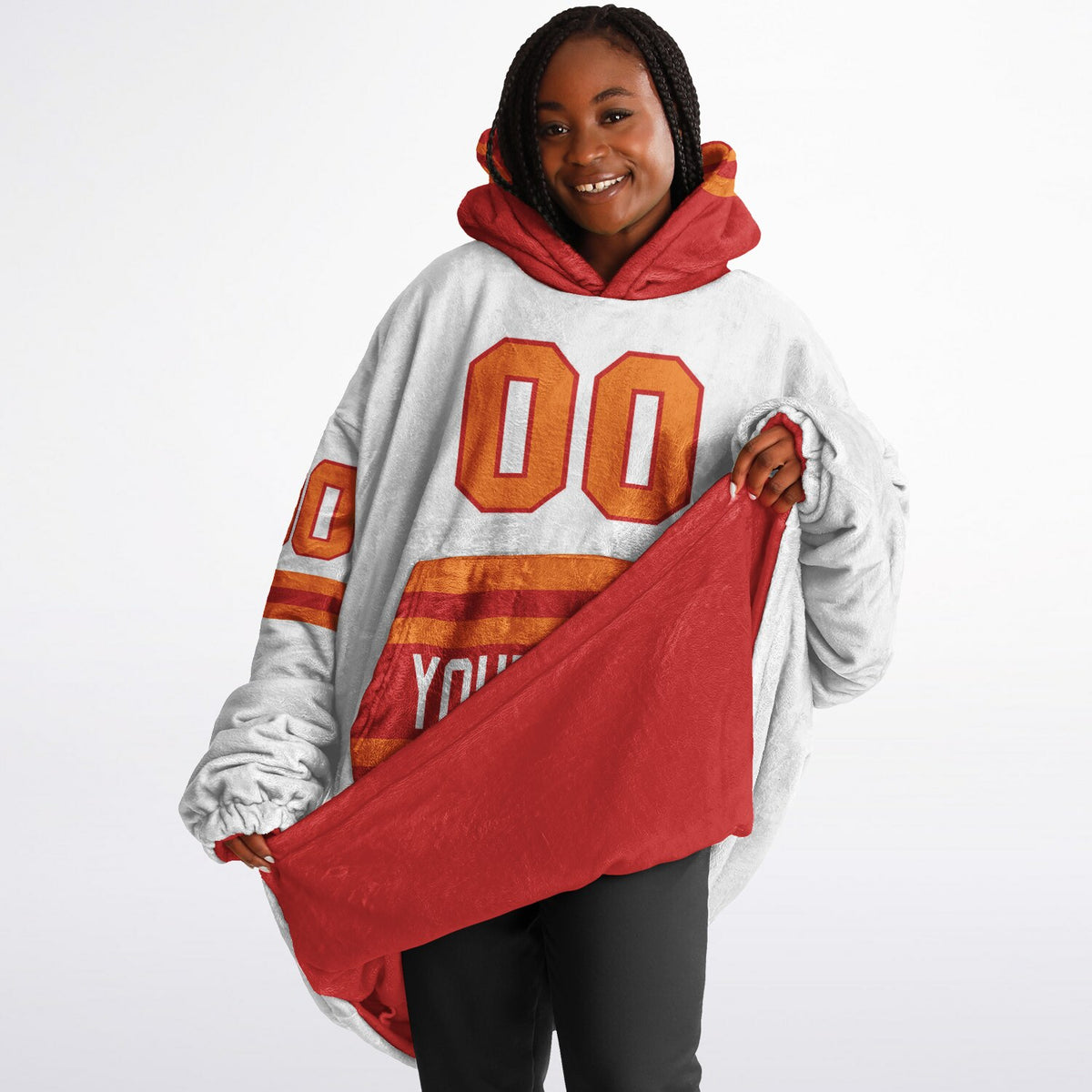 Red/Orange Superfan Reversible