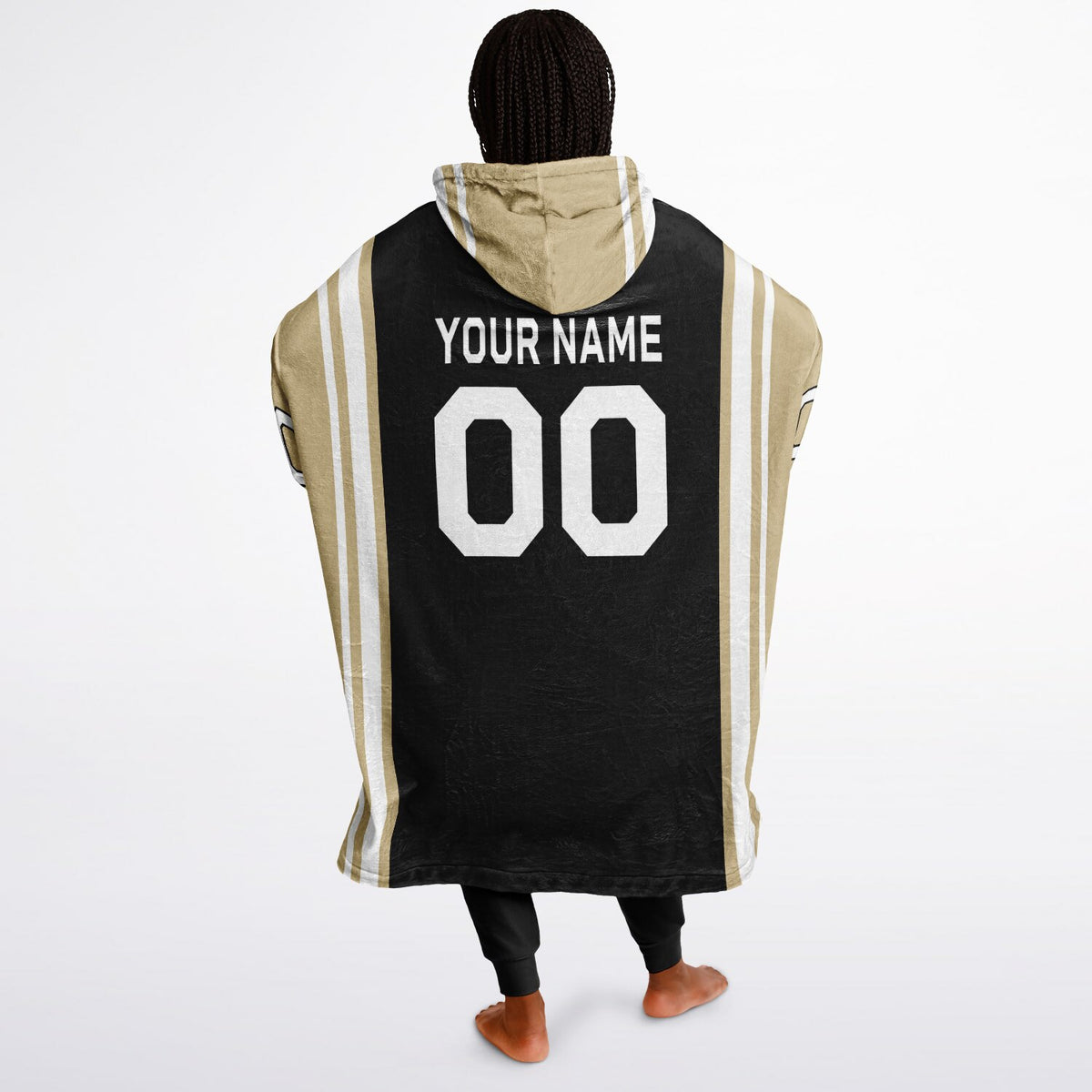 Black/Light Gold/White Bold