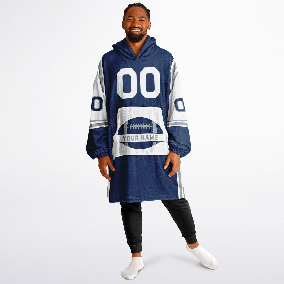 Blue/White/Gray Bold