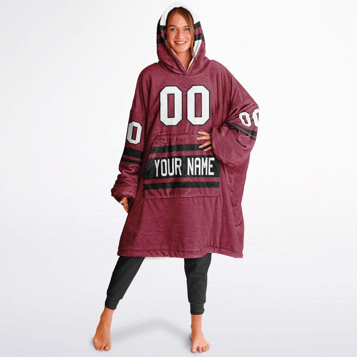 Crimson & Black Superfan Reversible