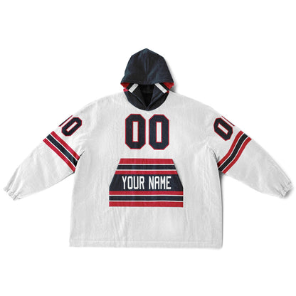 Deep Steel Blue/Red/White Superfan Reversible
