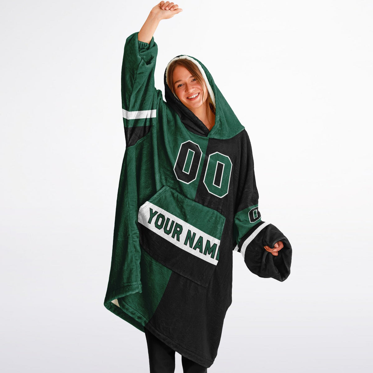 Green/Black/White Halftime