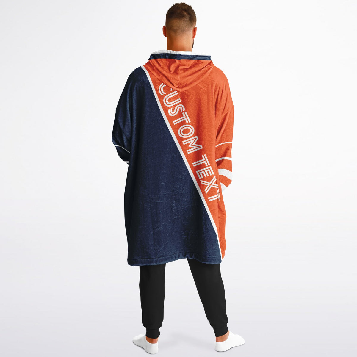 Orange Navy White Split Decision