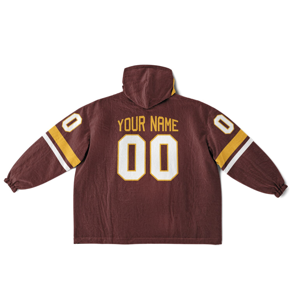 Burgundy/Gold/White Superfan Reversible