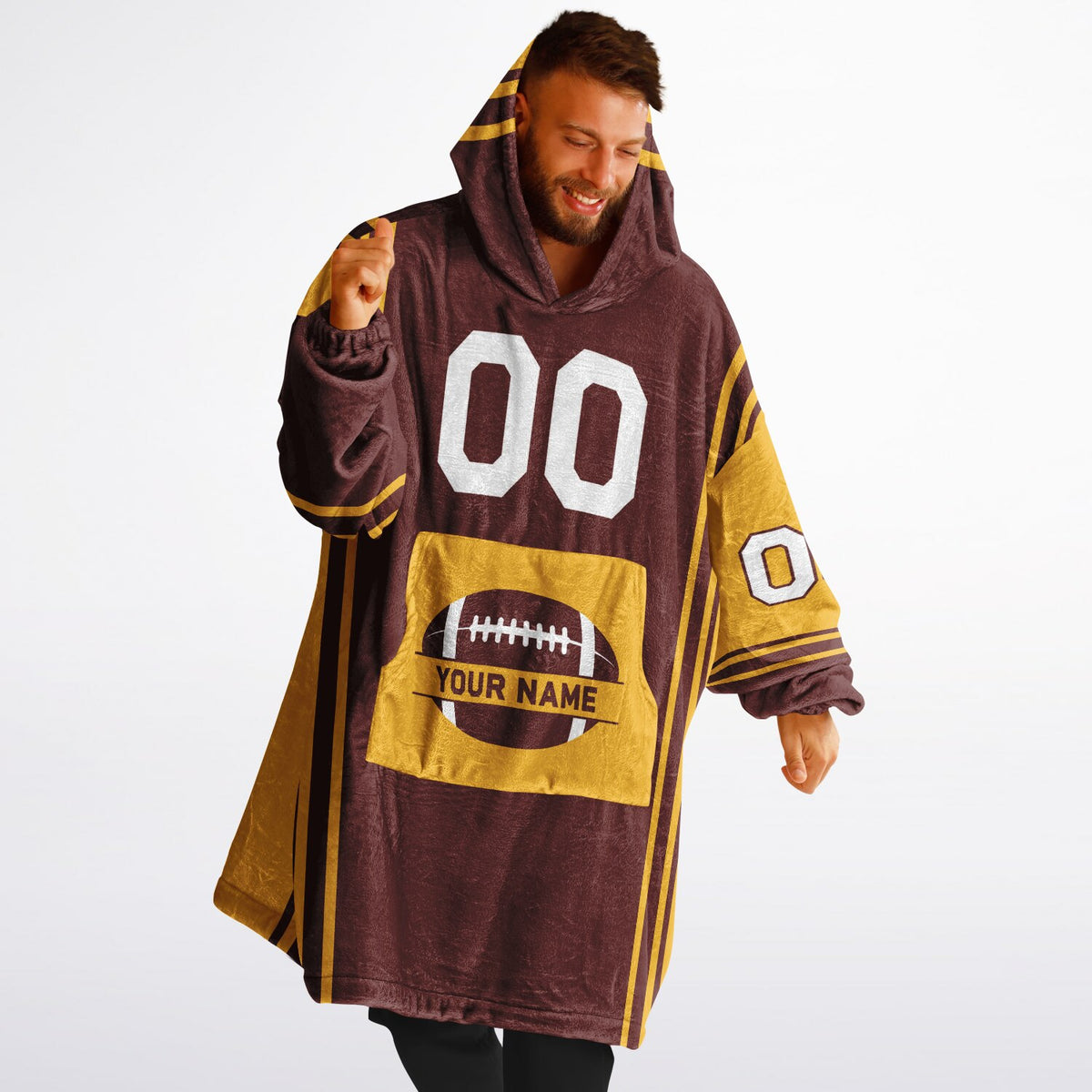 Burgundy/Gold Bold
