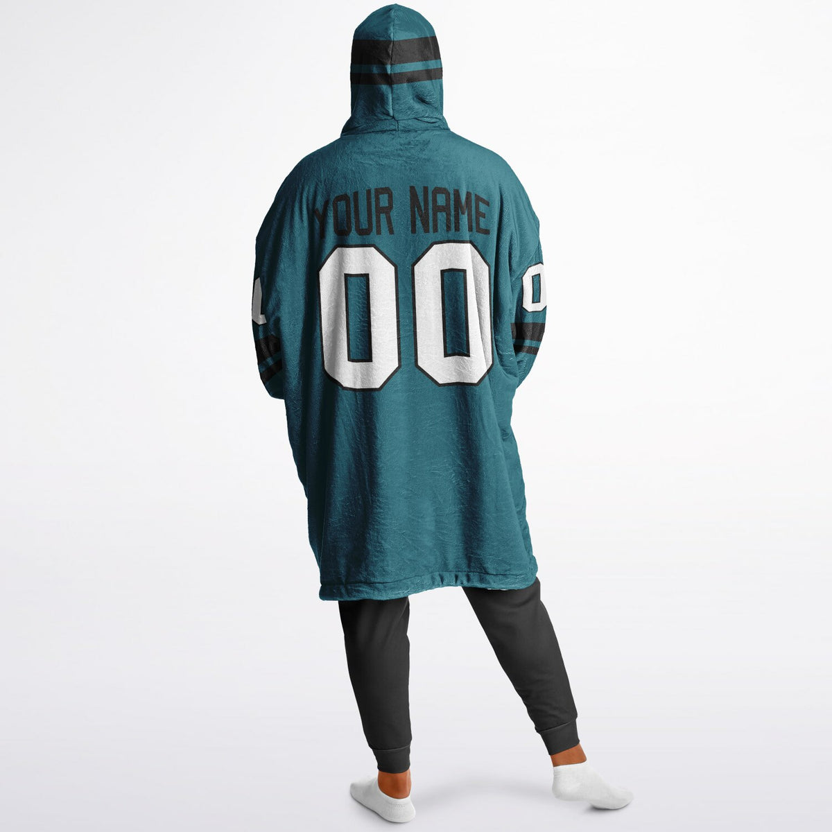 Teal/Black Superfan Reversible