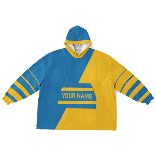 Blue & Gold Split Decision