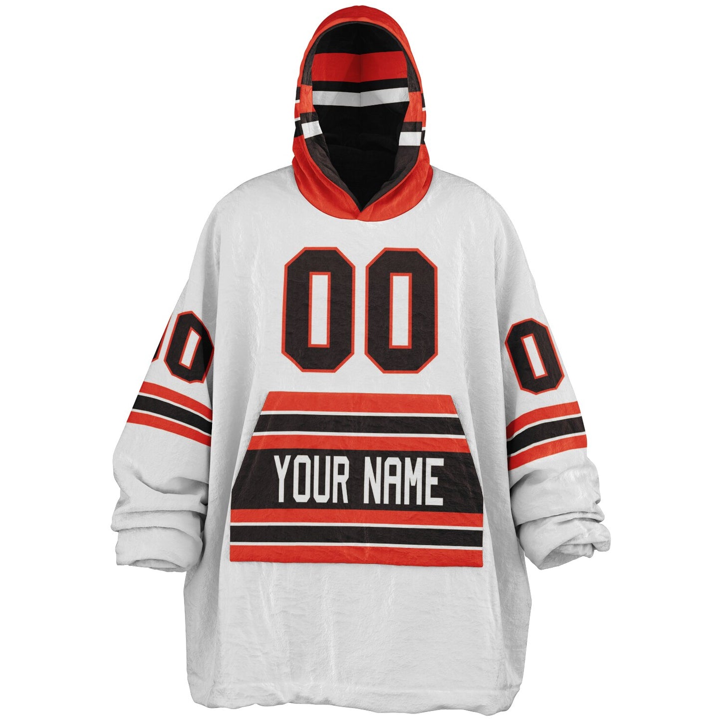 Brown/Orange/White Superfan Reversible