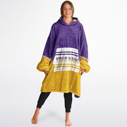 Purple/Gold/White Everyday Reversible