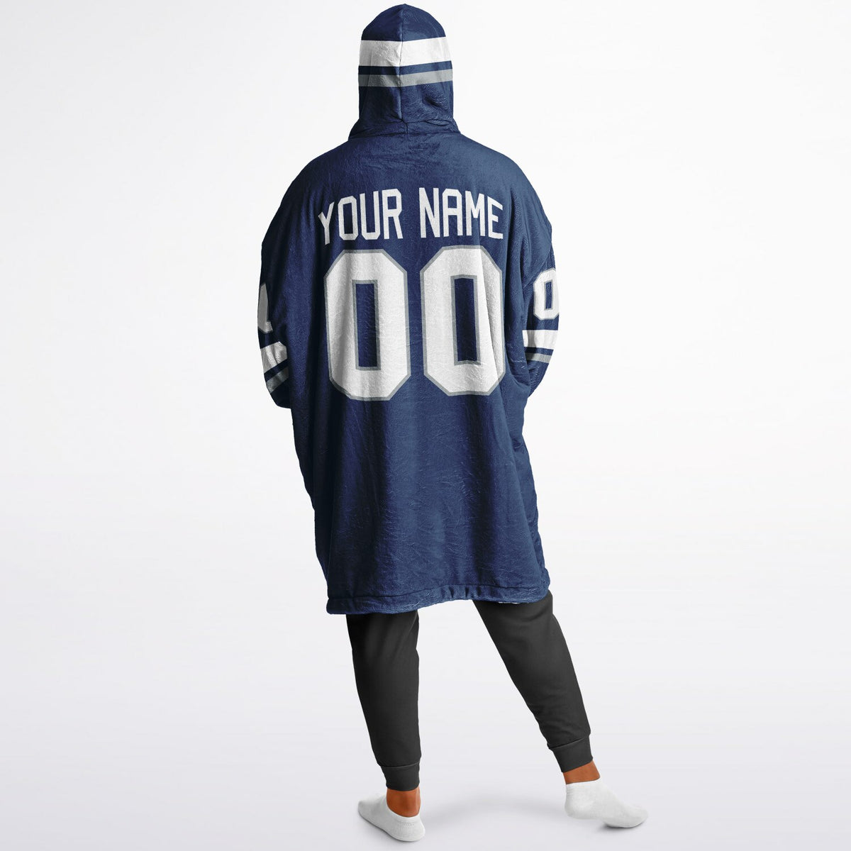 Blue/White/Gray Superfan Reversible