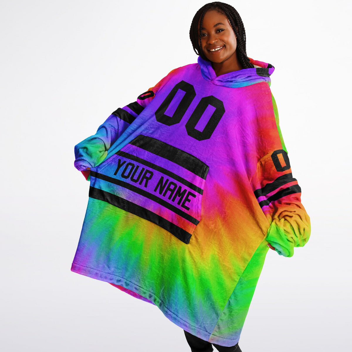 Tie Dye & Black Classic