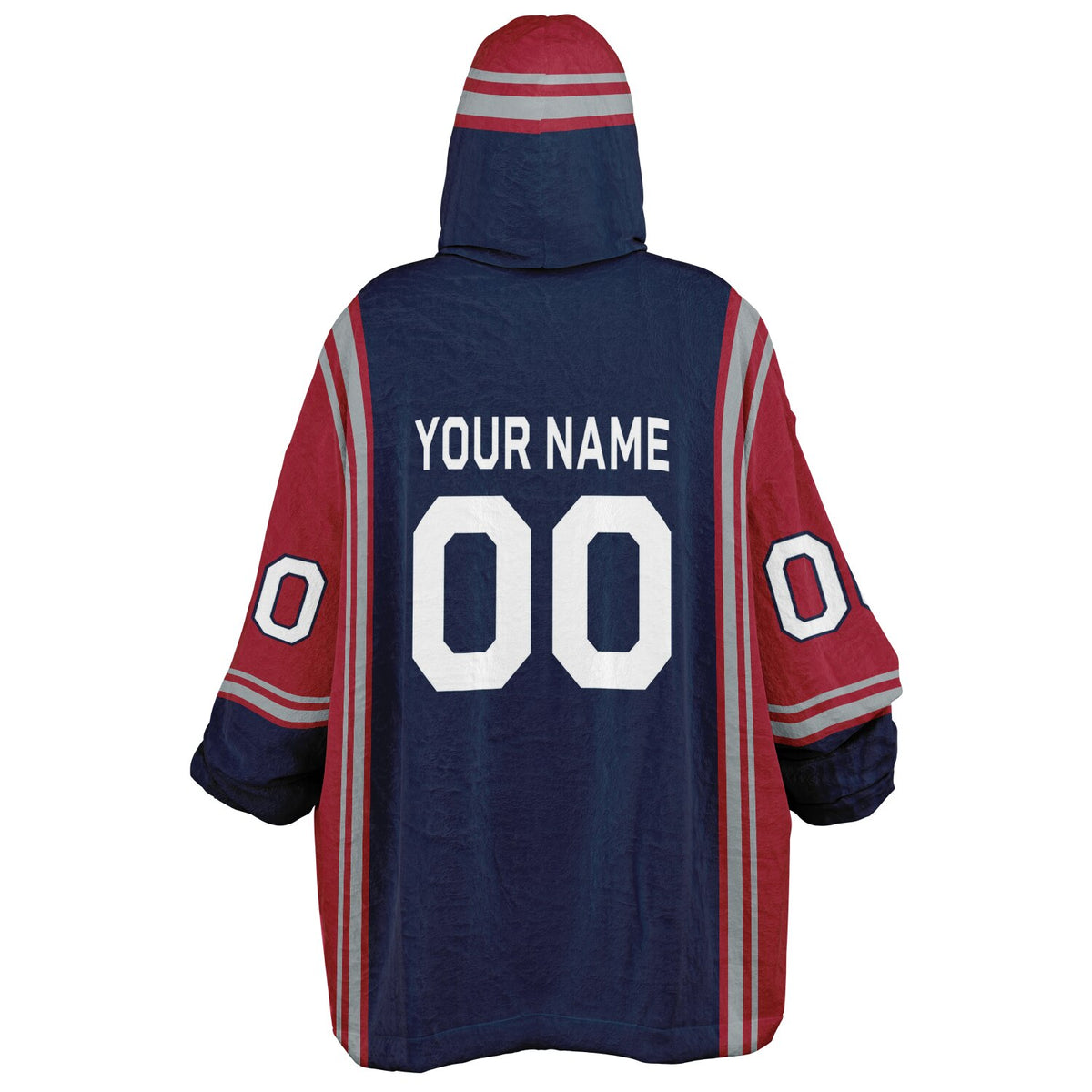 Navy/Red/Silver Bold