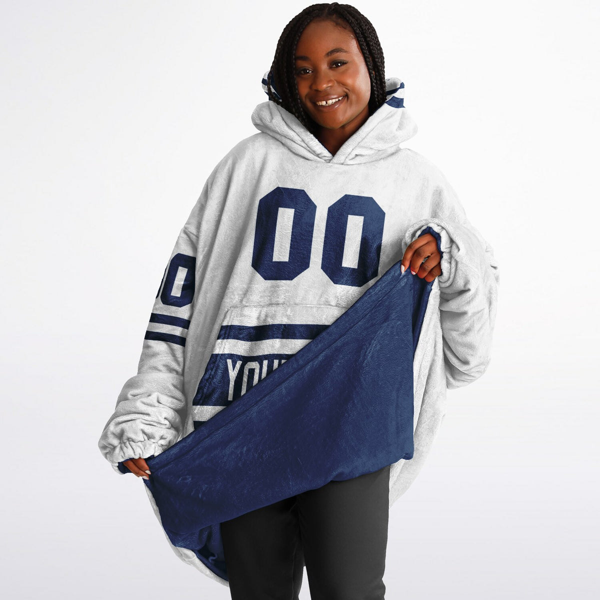 Blue/White Superfan Reversible