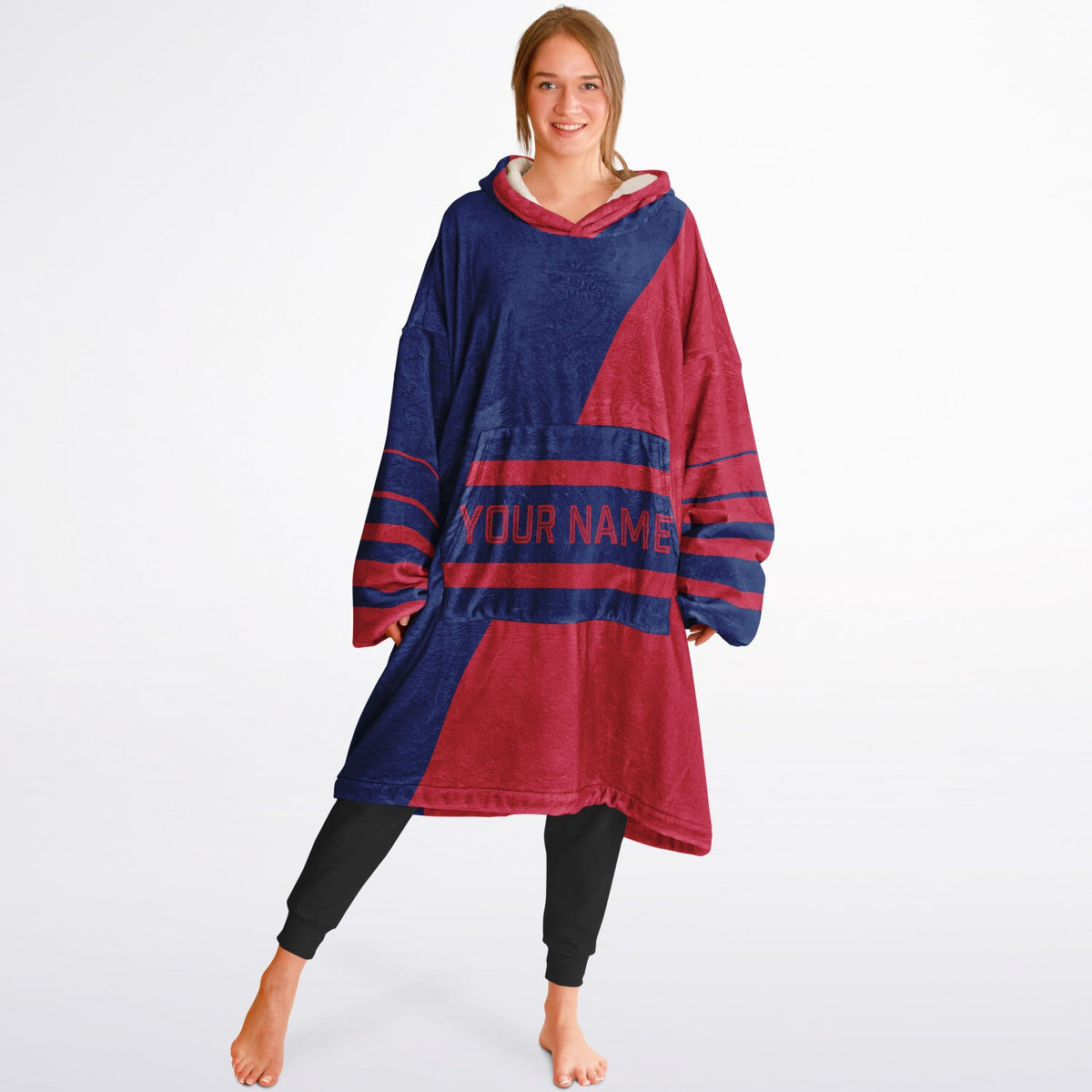 Dark Blue & Red Split Decision