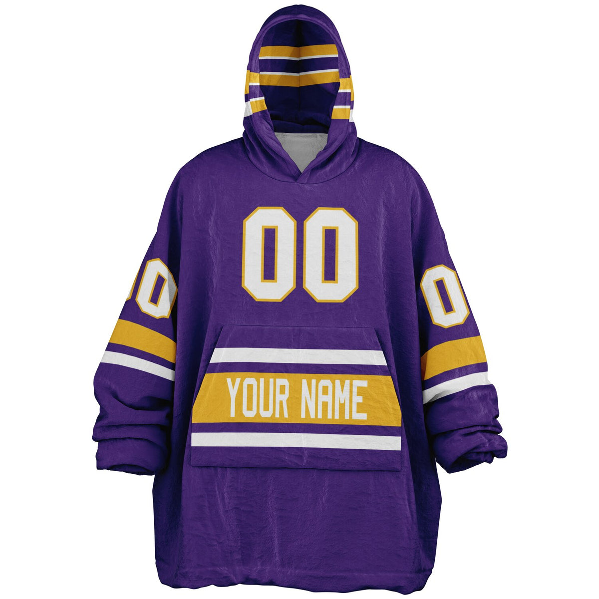 Purple/Gold/White Superfan Reversible