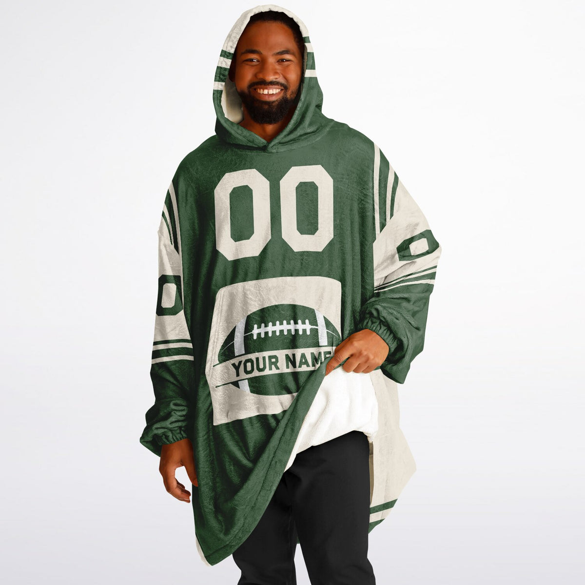 Forest Green & Cream Bold