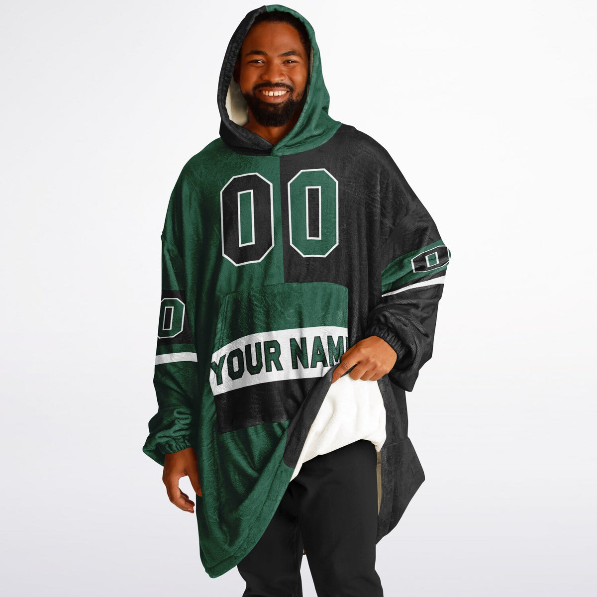 Green/Black/White Halftime