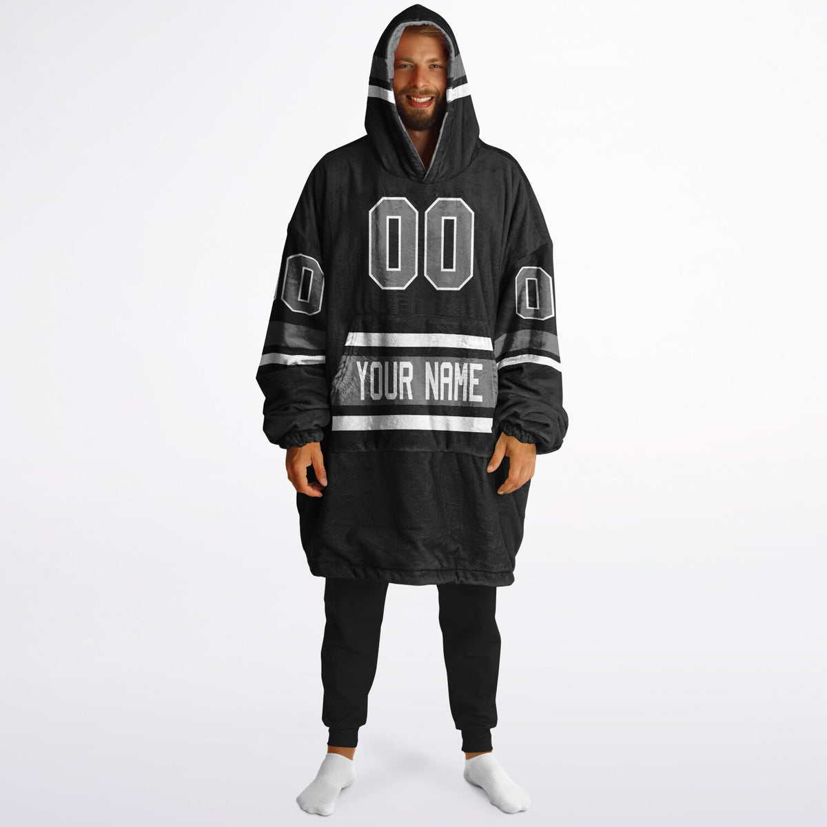 Black Gray White Superfan