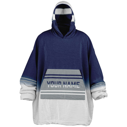 Blue/White/Gray Everyday Reversible