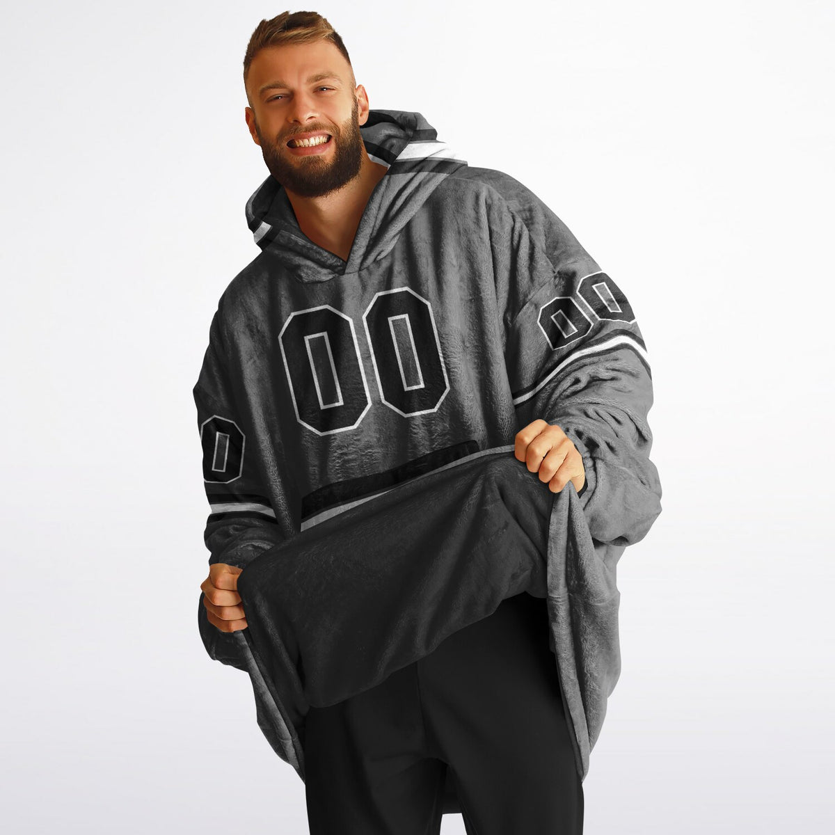 Black Gray White Superfan