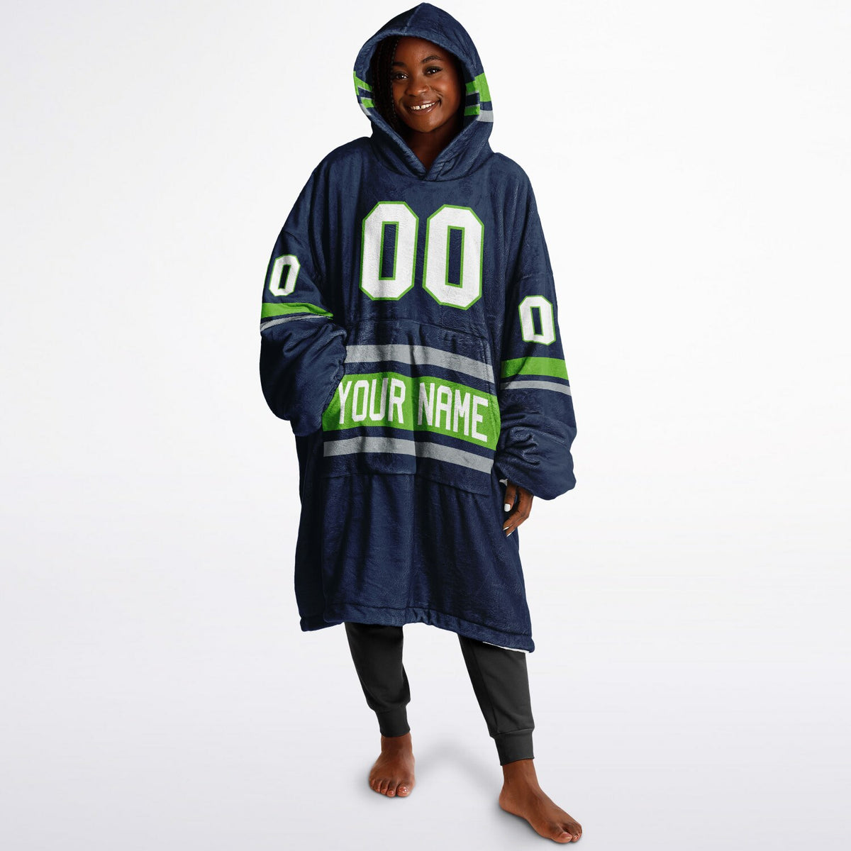 Navy/Green/Gray Superfan Reversible