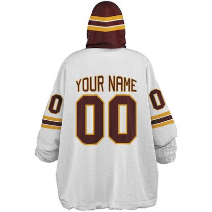 Burgundy/Gold/White Superfan Reversible