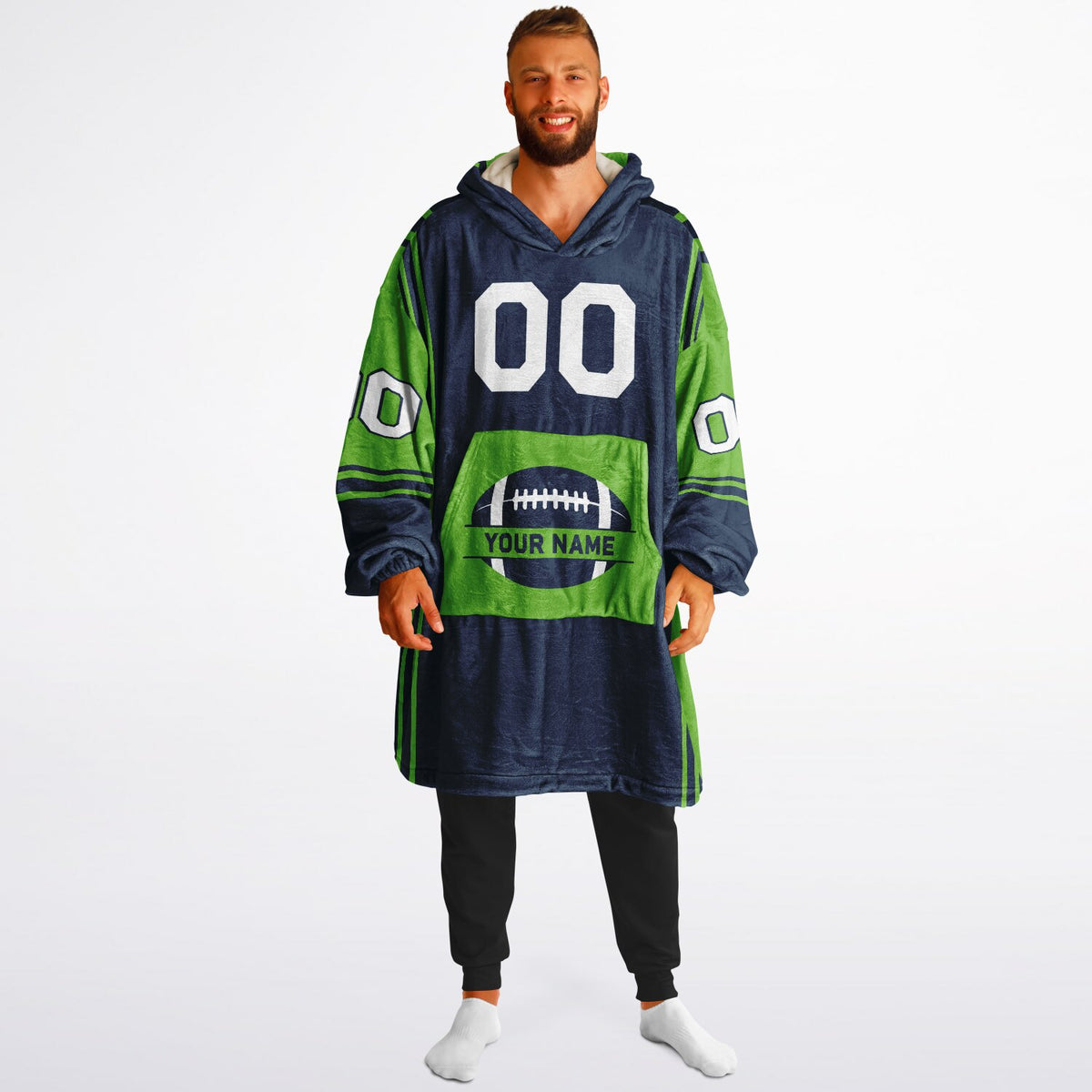 Navy/Green Bold
