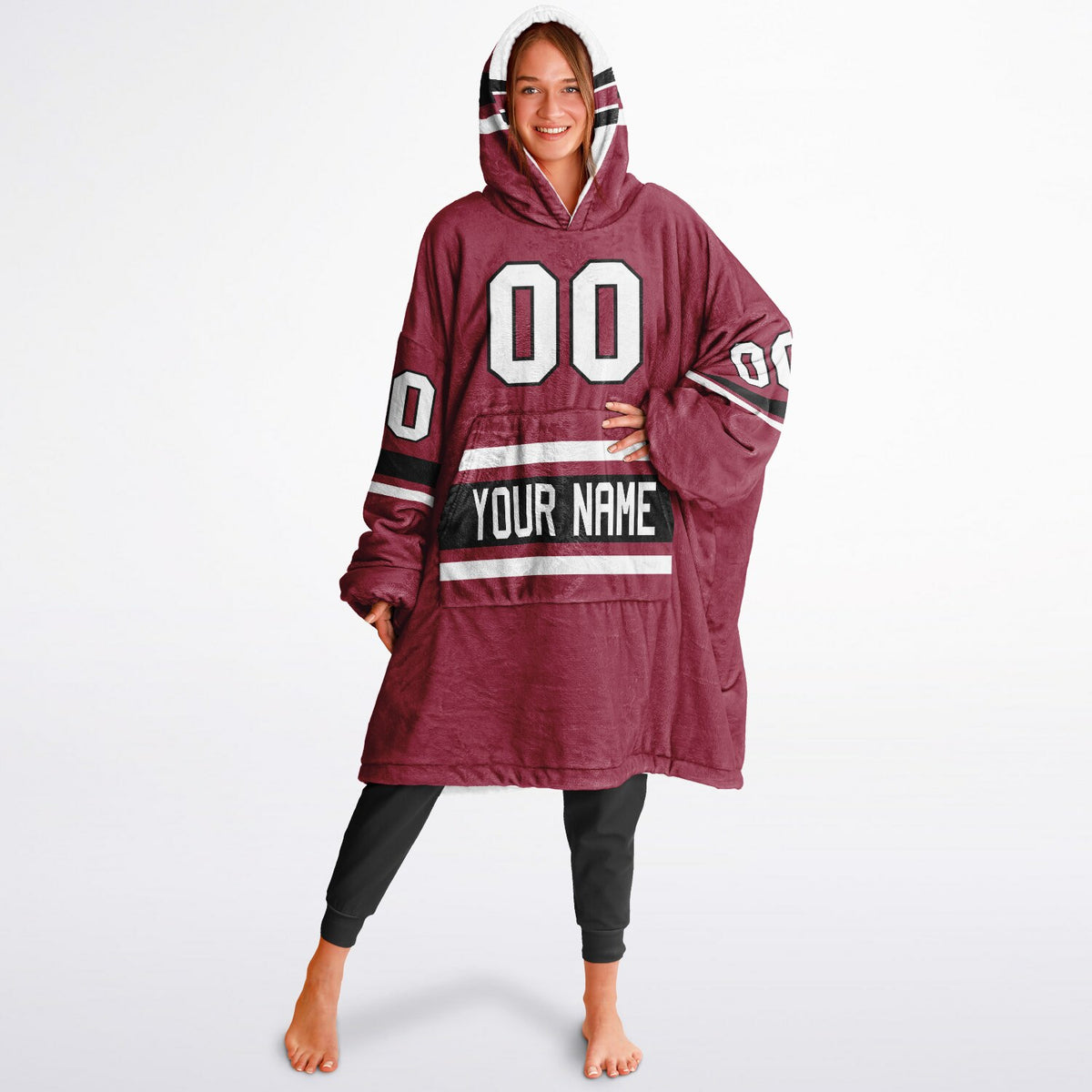 Crimson/Black/White Superfan Reversible