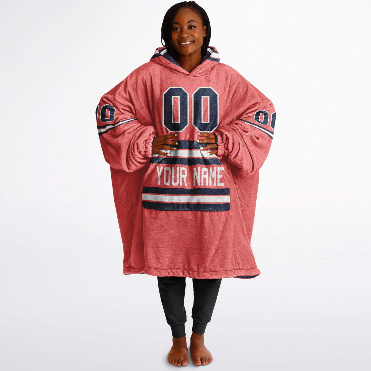Navy Electric Coral White Superfan Reversible