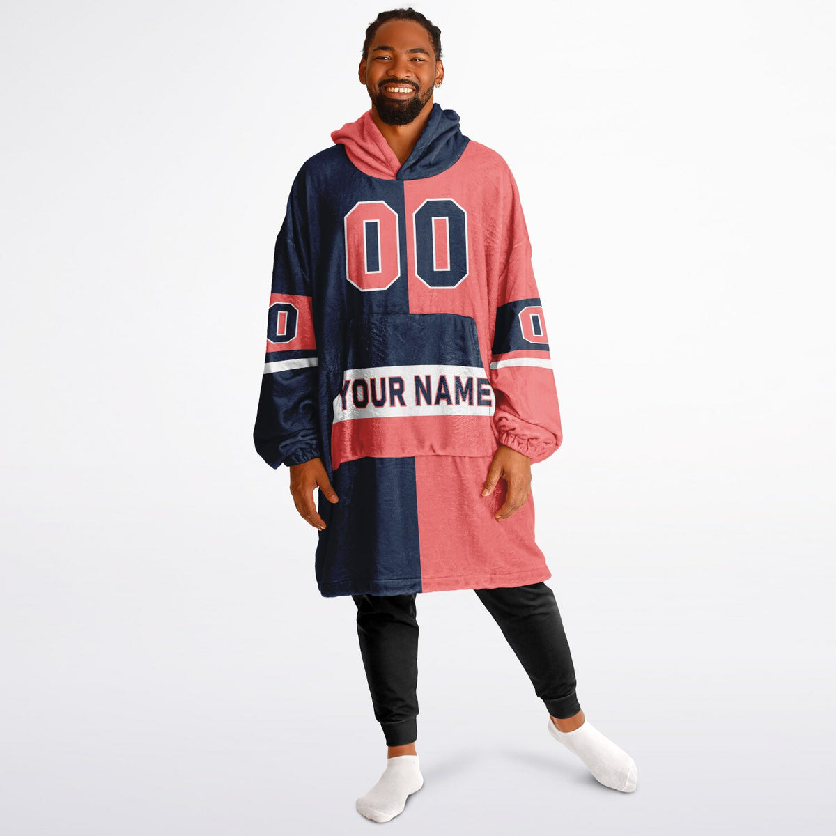 Navy Electric Coral White Halftime