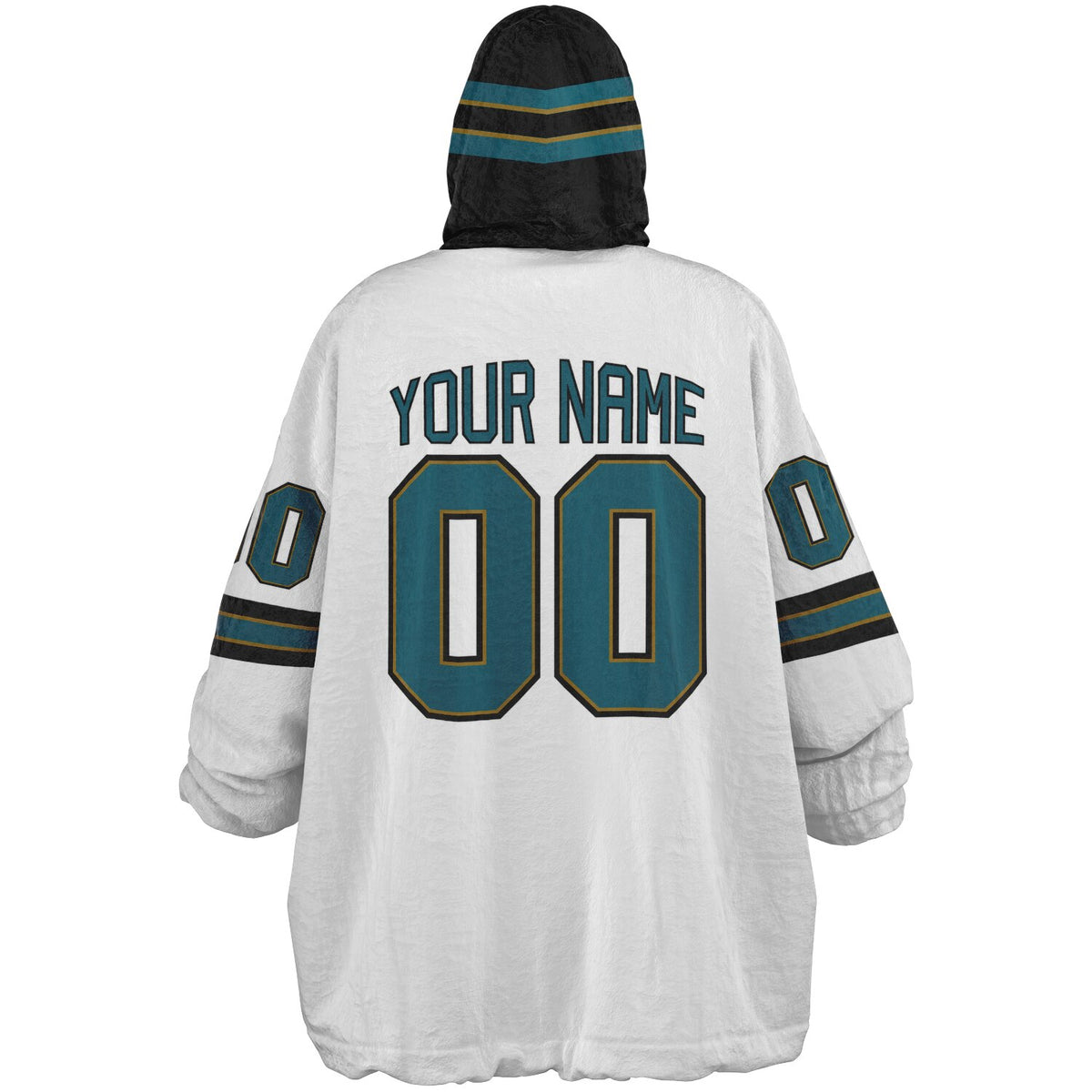 Teal/Black/Gold Superfan Reversible