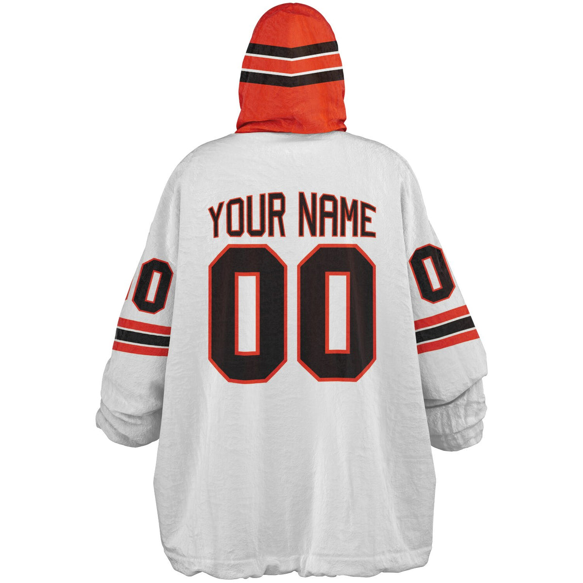 Brown/Orange/White Superfan Reversible
