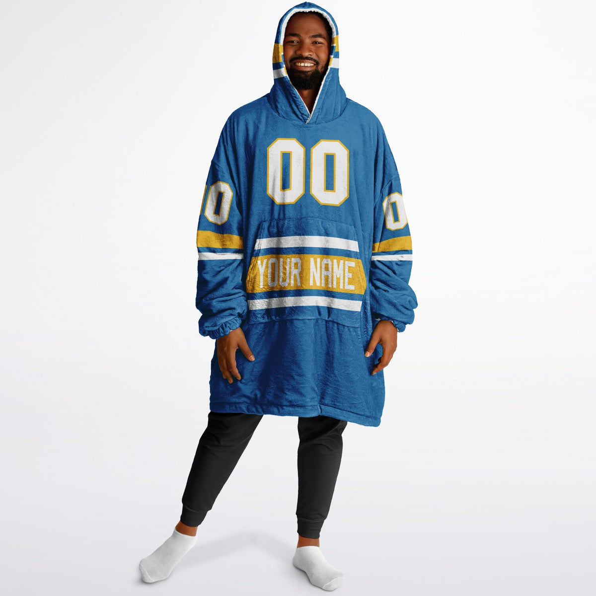 Blue/Gold/White Superfan Reversible