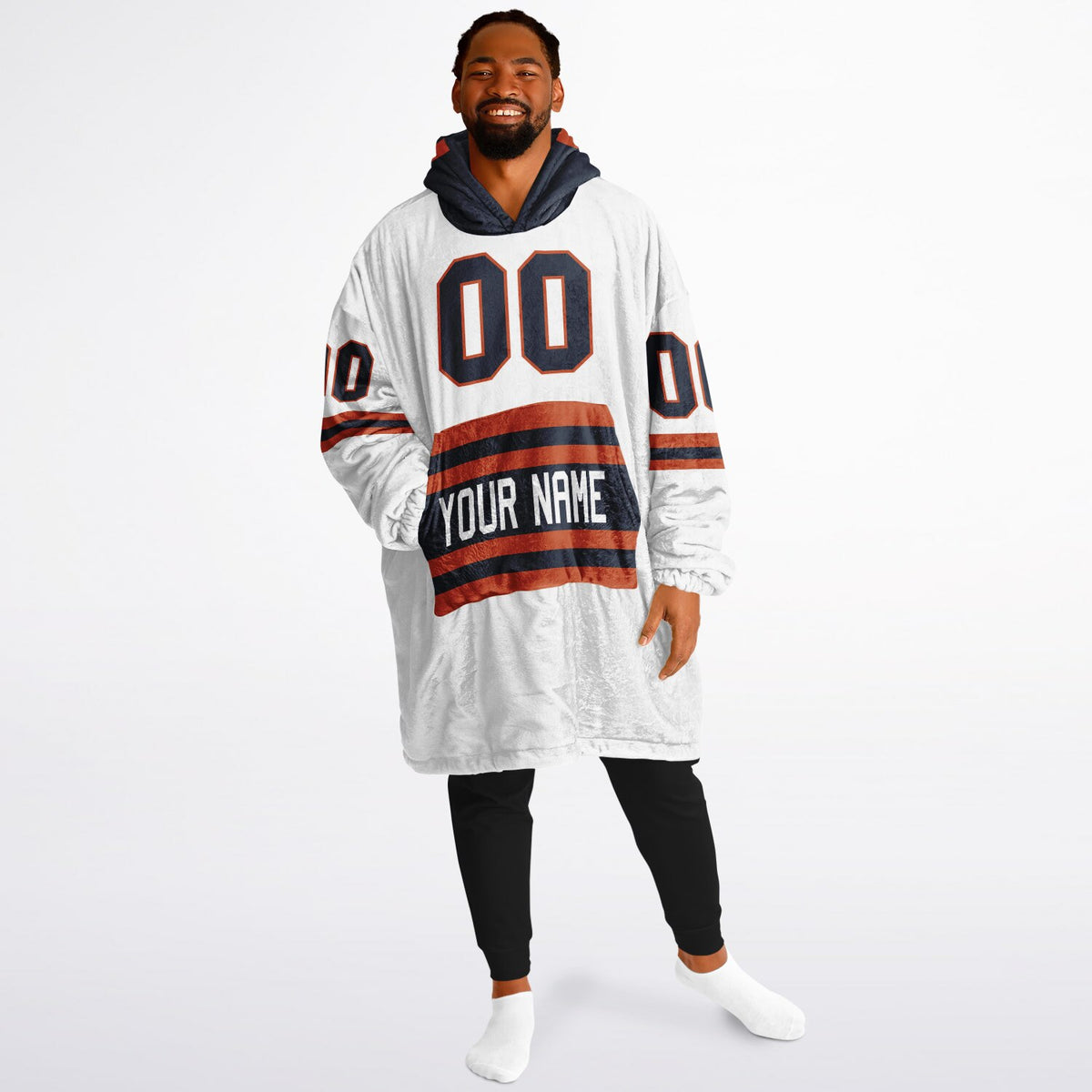 Navy/Orange Superfan Reversible