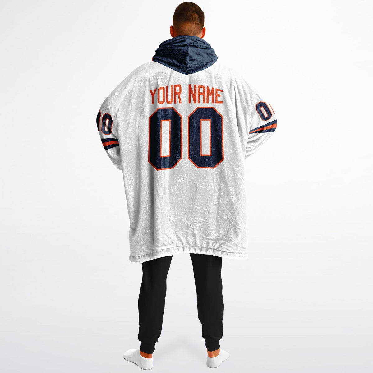 Orange/Navy Superfan Reversible