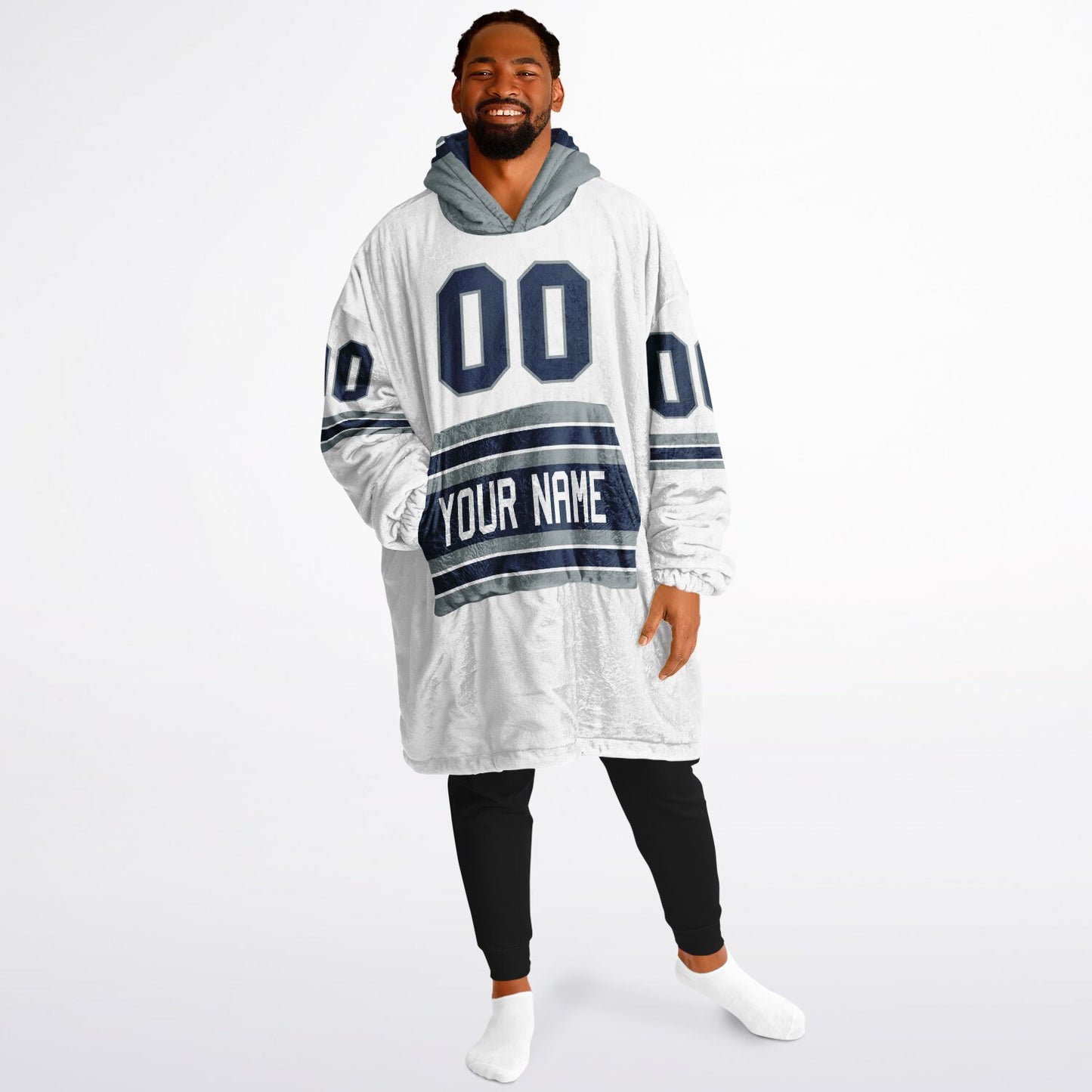 Navy/Silver/White Superfan Reversible