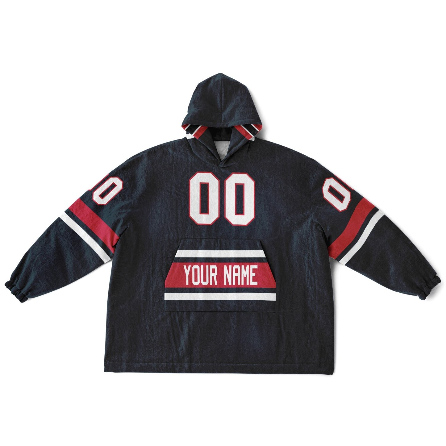 Deep Steel Blue/Red/White Superfan Reversible