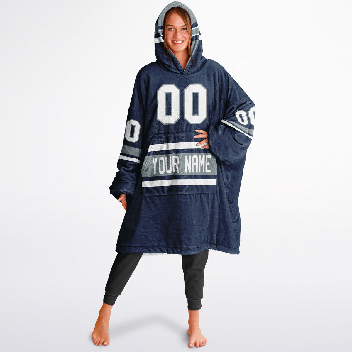 Navy/Silver/White Superfan Reversible
