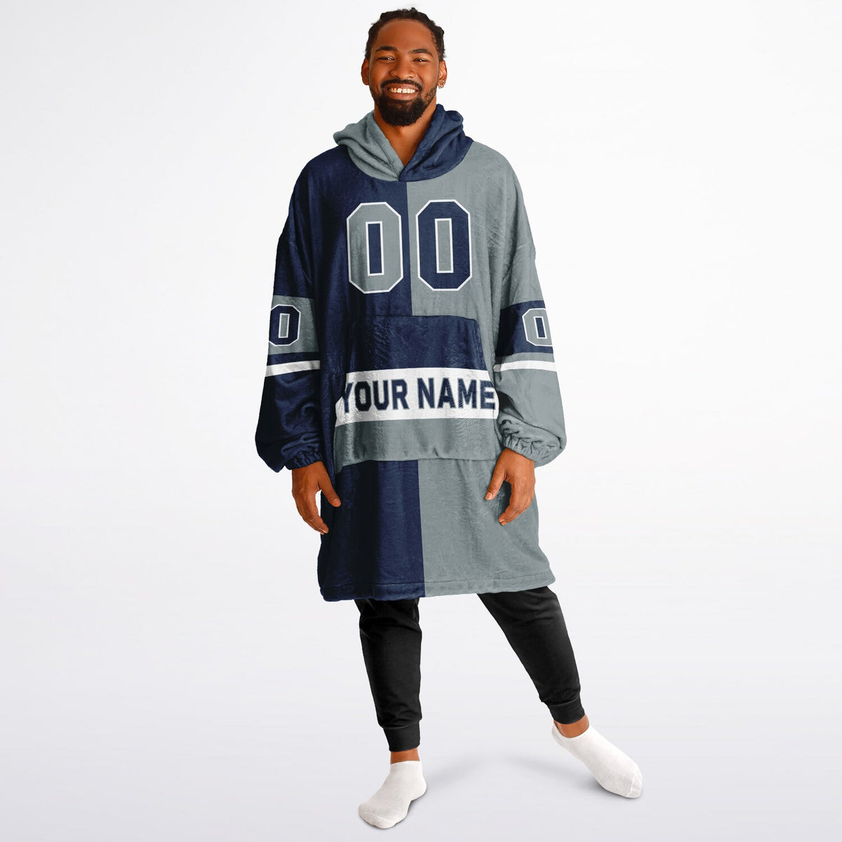 Navy/Silver/White Halftime