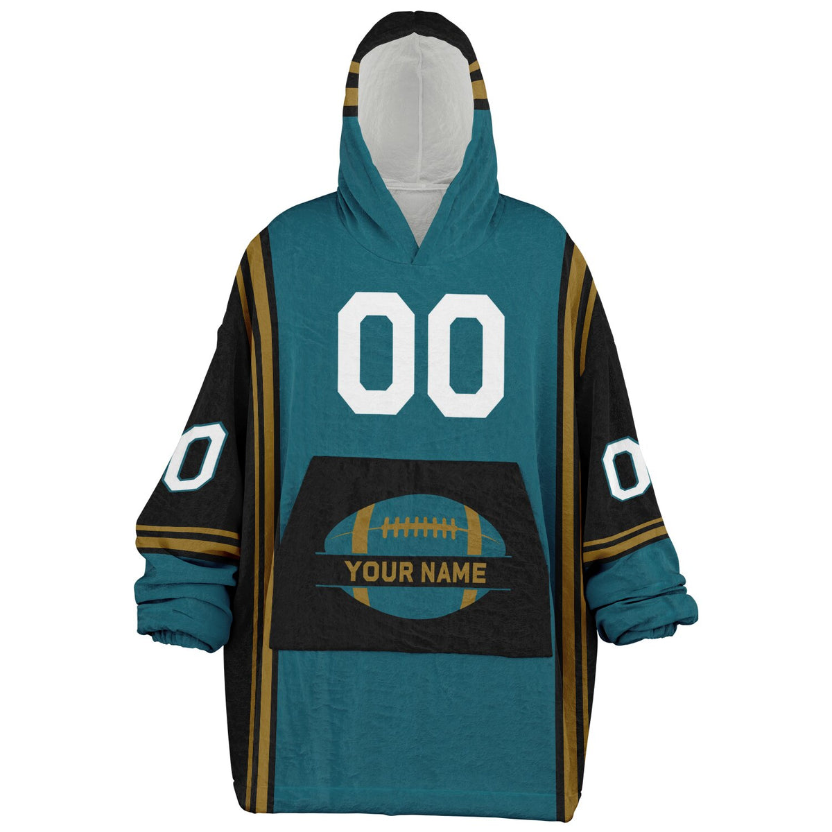 Teal/Black/Gold Bold