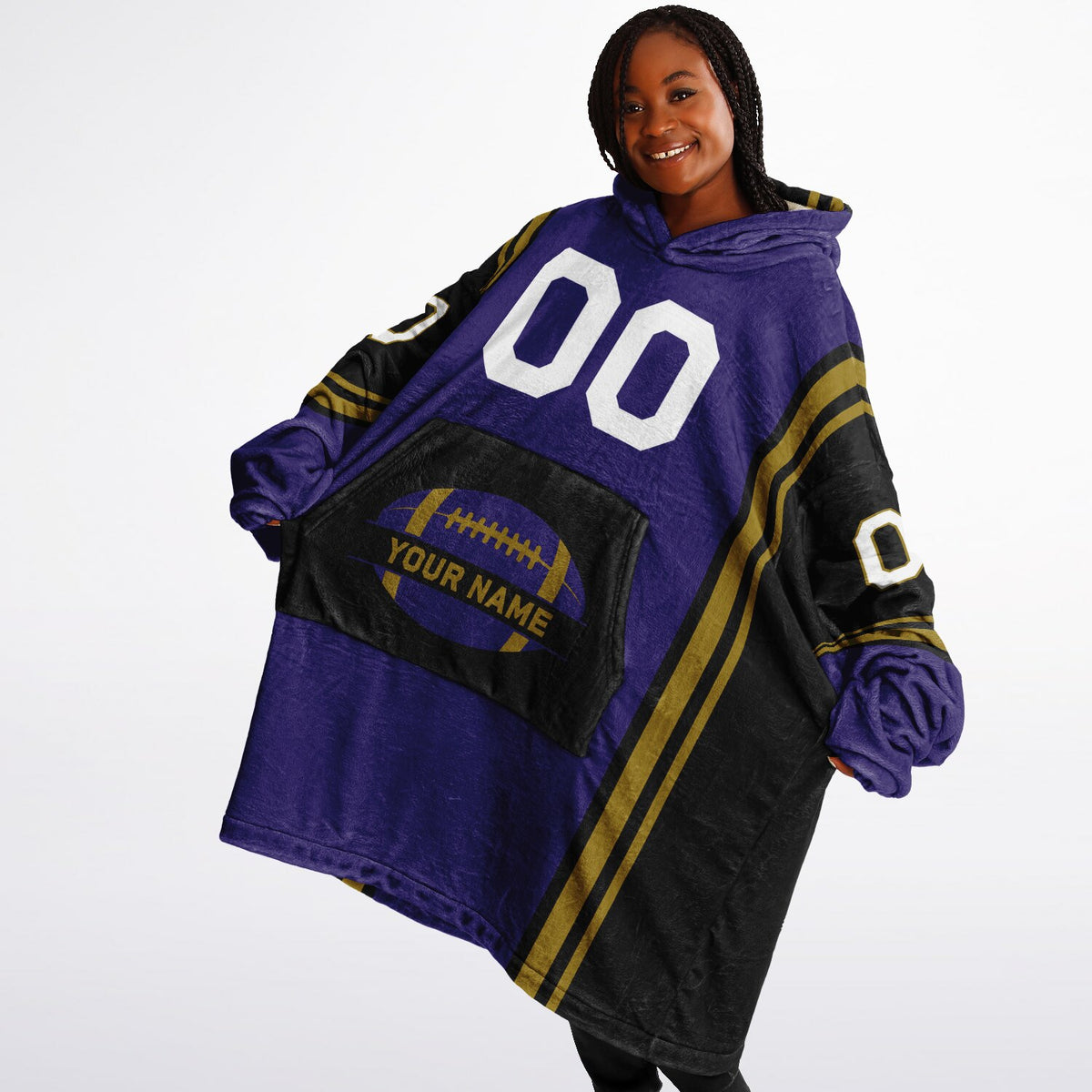 Purple Black Dark Gold Bold