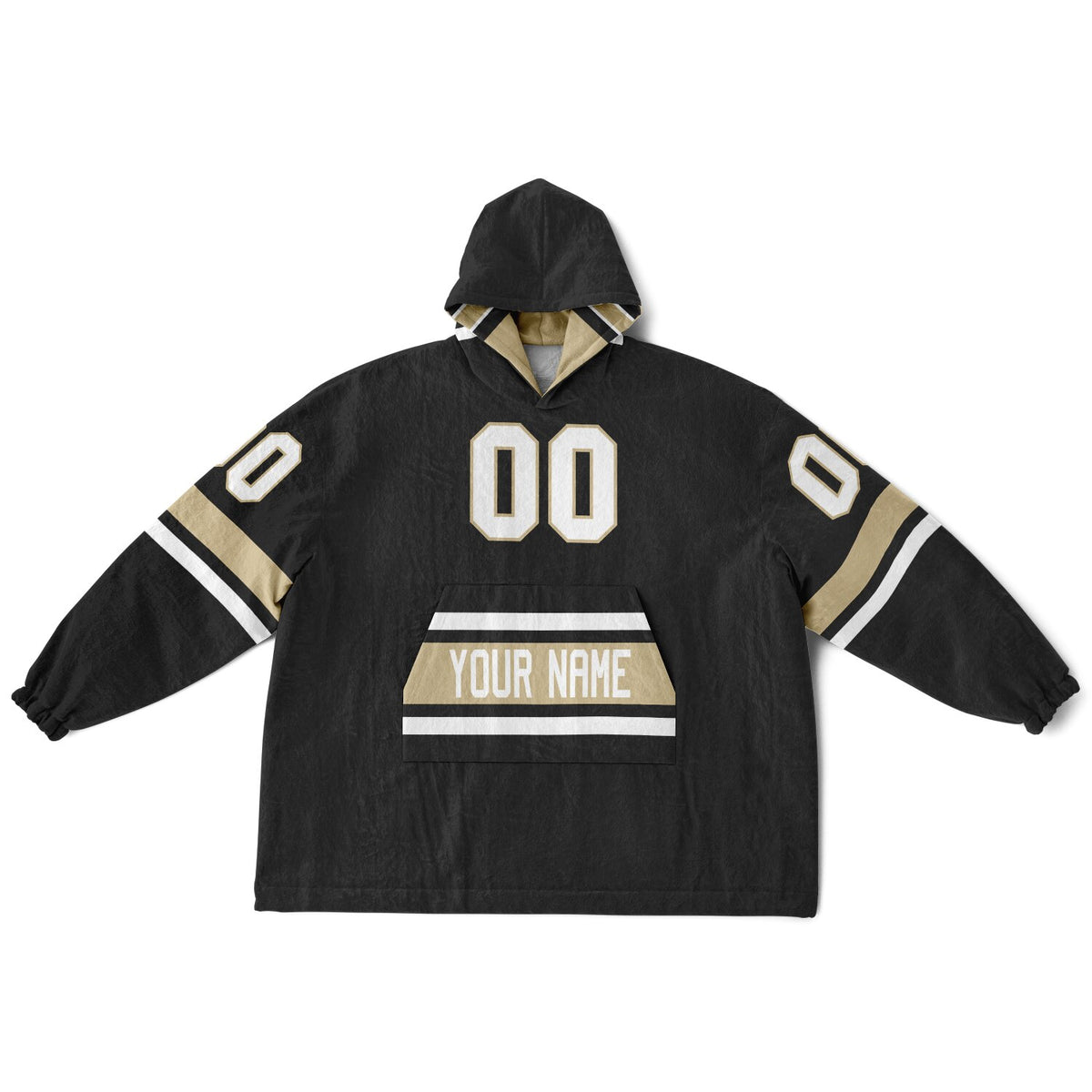 Black/Light Gold/White Superfan Reversible