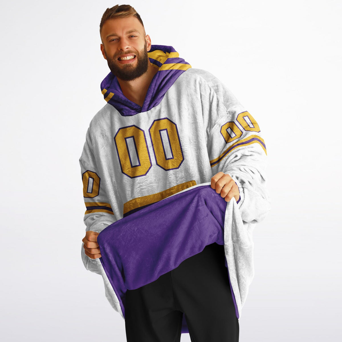Purple/Gold Superfan Reversible