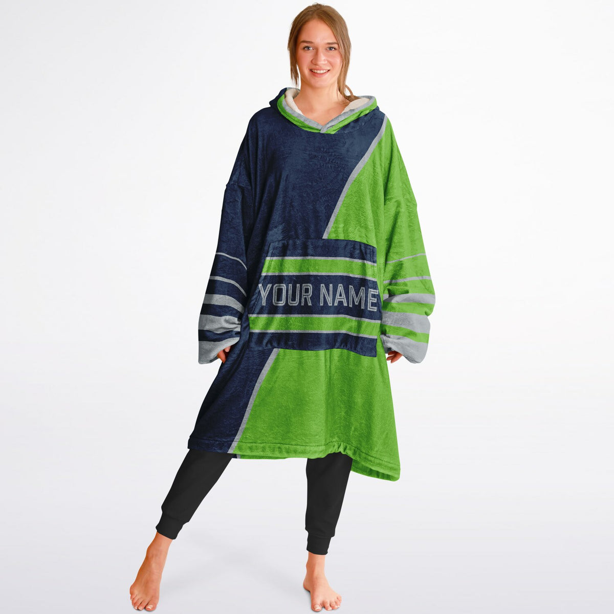 Navy Green Gray Split Decision