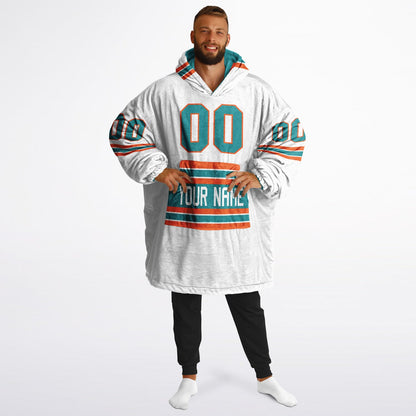 Aqua/Orange/White Superfan Reversible