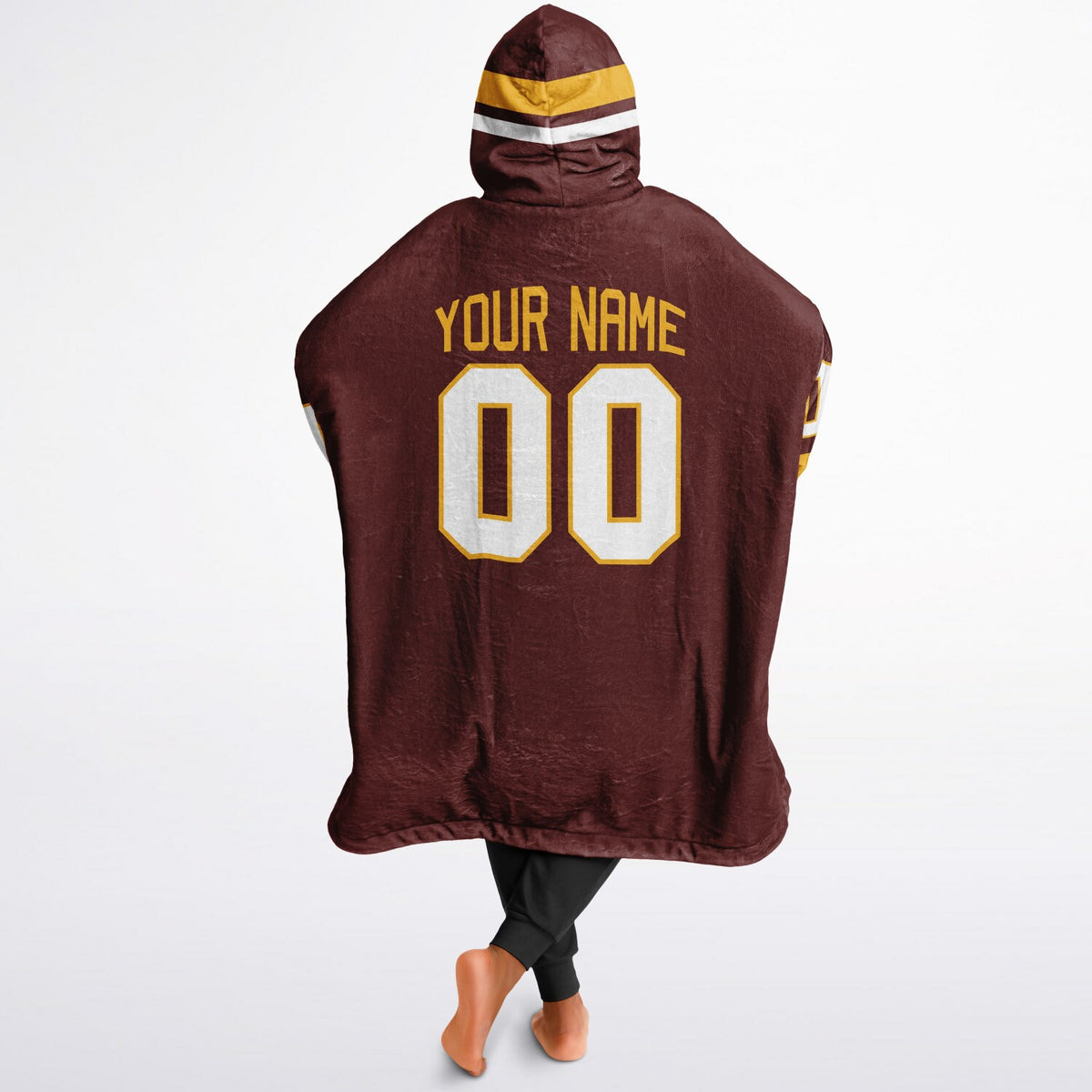 Burgundy/Gold/White Superfan Reversible