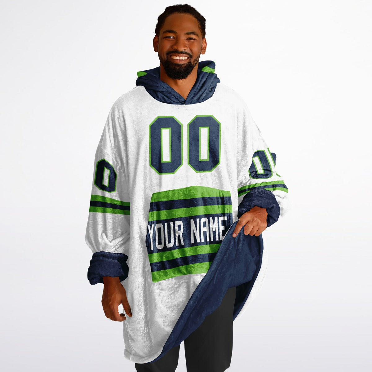 Navy/Green Superfan Reversible