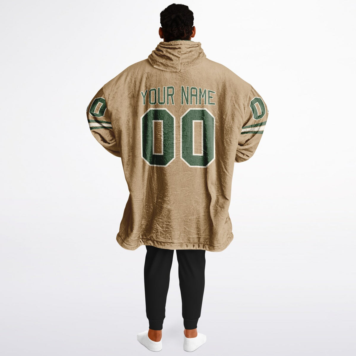 Forest Green Cream Camel Superfan Reversible