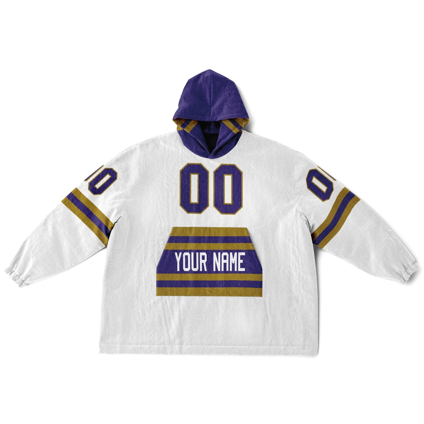 Purple/Metallic Gold Superfan Reversible
