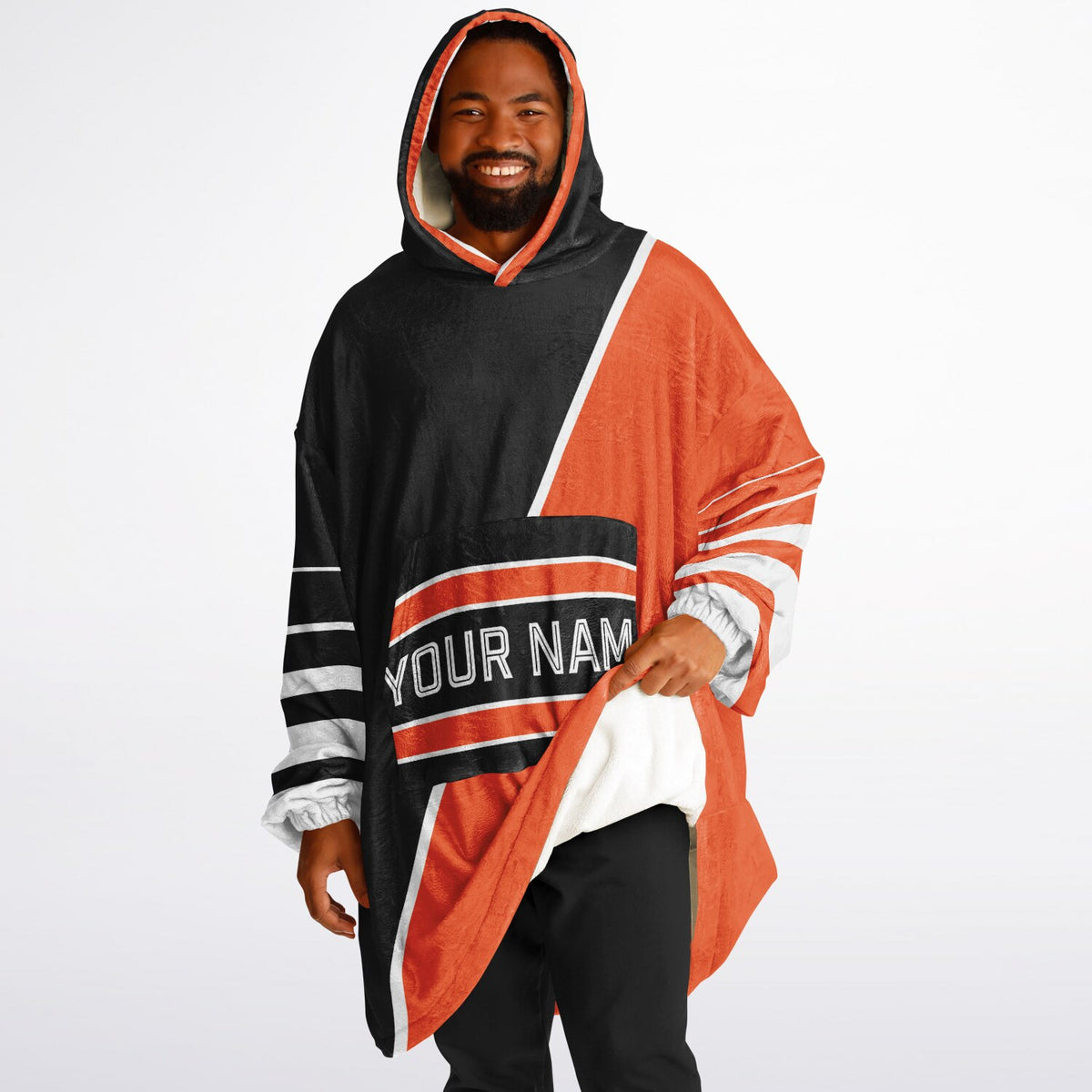 Black Orange White Split Decision